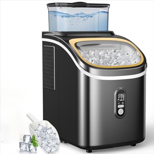 Máquina de Hielo de Mostrador 26 lbs Diarias Negra miniatura 1