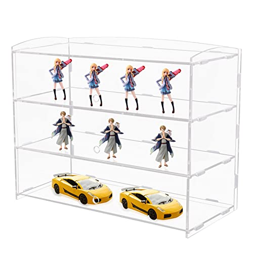 3 Tray Acrylic Display Case, Acrylic Display Case Bakery Pastry Display Case Retail Display Counter Cases Acrylic Display Shelf Donut Cookie Display Cabinet Clear Display Case,18.7 X 14.8 X 8.5Inch #TOP6