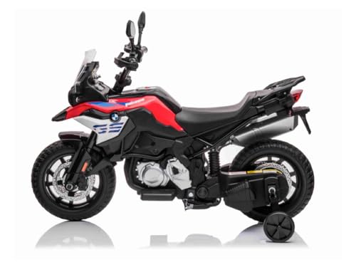 Moto electrica niños 12v BMW-F850 GS MC, 2X12V, ROJA, de 2 a 7 años
