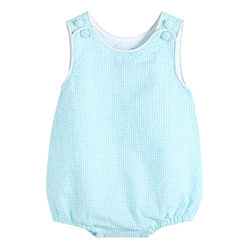 Image of Lil cactus Baby & Toddler Boys and Girls Seersucker or Gingham One-Piece Bubble Romper