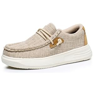 Apakowa Kids Boys Girls Loafers Slip-On Lightweight Comfortable Shoes (Toddler/Little Kid/Big Kid)