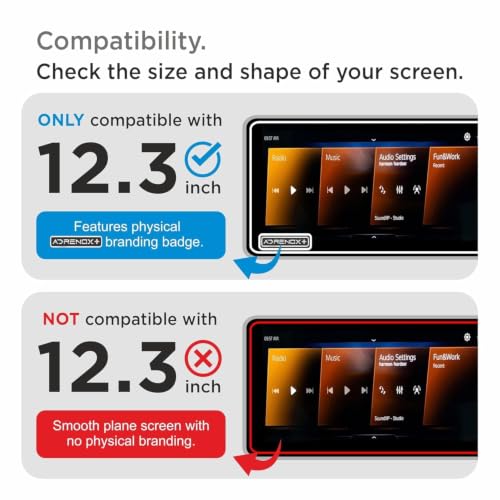 Image of Spartan Shield MATTE [3 PACK] Screen Guard for MAHINDRA XUV 7XO 2026+ || AX, AX3, AX5, AX7, AX7T & AX7L || 12.3 INCH TRIPLE SCREEN with *ADRENOX+ BADGE CUTOUT* + Flexible TPU for Steering & Storage Panel Protector || Anti Scratch || Water Repellant || With Complimentary Installation Kit || Bubble Free Application || XUV7XO Digital Instrument Cluster Protective Film || NEW 2026 Car Stereo Accessories [Not Tempered Glass] [CHECK ADRENOX BADGE BEFORE ORDERING]