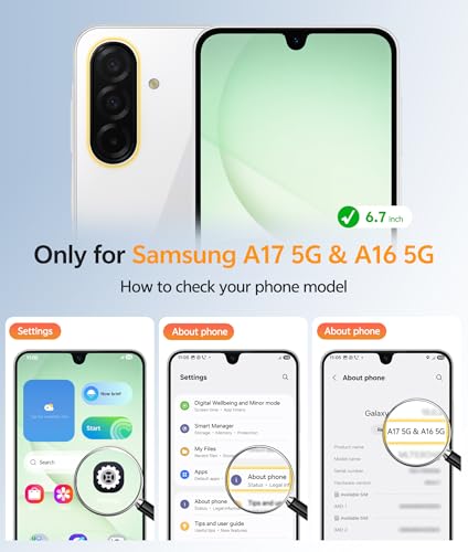 Image of FNTCASE for Galaxy A17 /A16 5G Phone Case: for Samsung A17 Cases [Compatible with Magsafe] [Screen Protector] Matte Translucent Military Grade Protection for Samsung A 17 & A 16 4G Cover - Light Moss