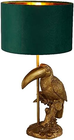Silver & Black Zebra Vintage Table Lamp Light with Grey Velvet Drum Shade | 350mm Height | 1 x E27 ES Lamp Bulb Required (Not Included) | 3 Pin Plug | in-line Switch | Suitable for LED