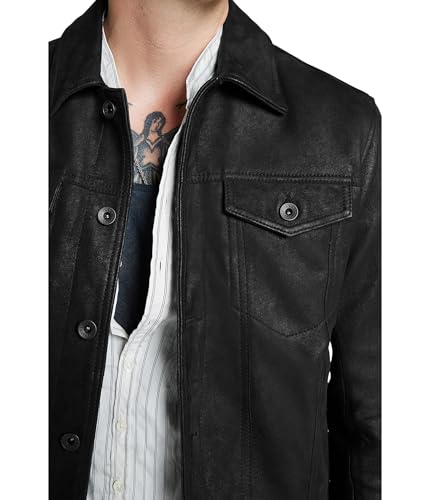 Image of John Varvatos Men's Andrew Leather Jacket
