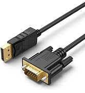 HDMI To VGA 6 Feet Cable, IXEVER UnDirectional HDMI (Source) To VGA (Display) Cable (Male To Male) Compatible For Computer, Desktop, Laptop, PC, Monitor, Projector, HDTV, Roku, Xbox - View #3