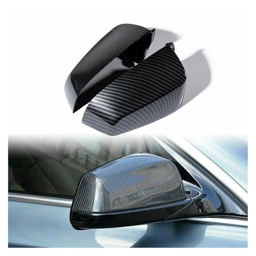 Coque de rétroviseur latéral BMW E60 F10 anti-rayures aspect carbone