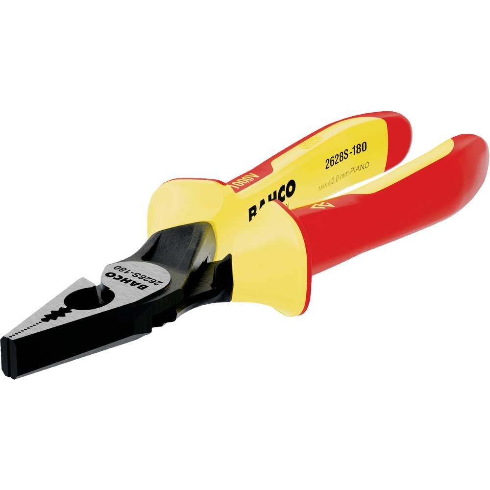 Bahco 2628S Ergo Insulated Combination Pliers | 180mm (7in) | 1000V Rated