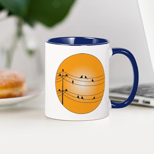 Taza de cerámica 11 oz con diseño Birds miniatura 4