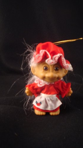 Muñeco Troll Mrs. Santa de 10 cm