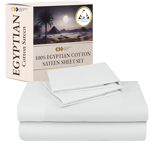California Design Den Certified Luxury 100% Egyptian Cotton Bed Sheets