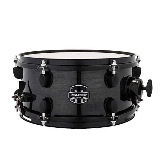 Mapex MPX Maple/Poplar Side Snare Drum - 6 x 12-inch - Black with Black Hardware