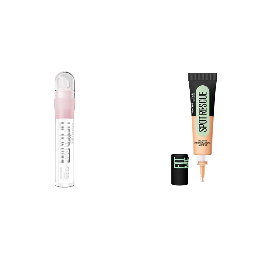 Maybelline New York Lifter Gel Lip Oil In Gel Maybelline New York Fit Me Spot Rescue Full Coverage Concealer 24H Wear, Fades Spots, Minimizes Pimples, Clinically Tested, Non Comedogenic-20 15ml-image-27