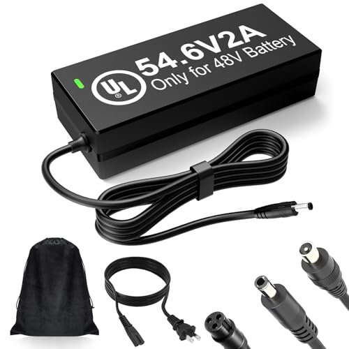 48V Lithium Battery Charger – UL Certified 54.6V 2A Fast
