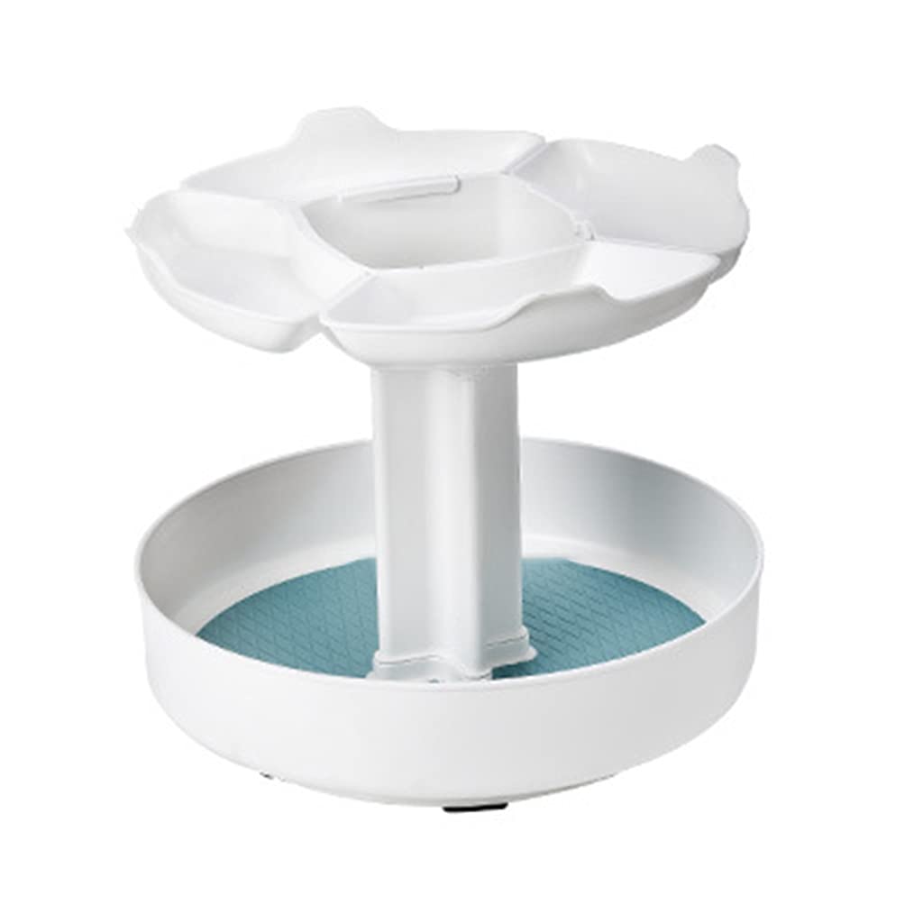 Tsophreniq Condiment Storage Artifact Cosmetic Storage Rack Rotating Organization Multiple Purposes Eco-friend Rotating Rack Kitchen