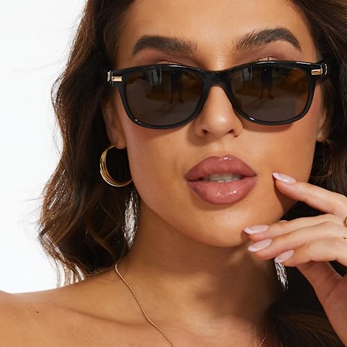 Image of B.N.U.S Scratch-Resistant Polarized Sunglasses with Corning Glass Lenses for Superior Clarity and UV Protection