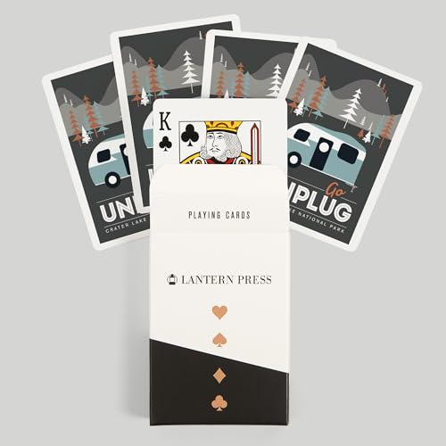 52 Naipes Poker Crater Lake Retro Camper miniatura 6