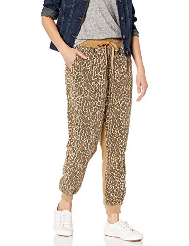 Splendid Women's Jogger Sweatpant Casual Pant Bottom, Vintage Warm Sand, M