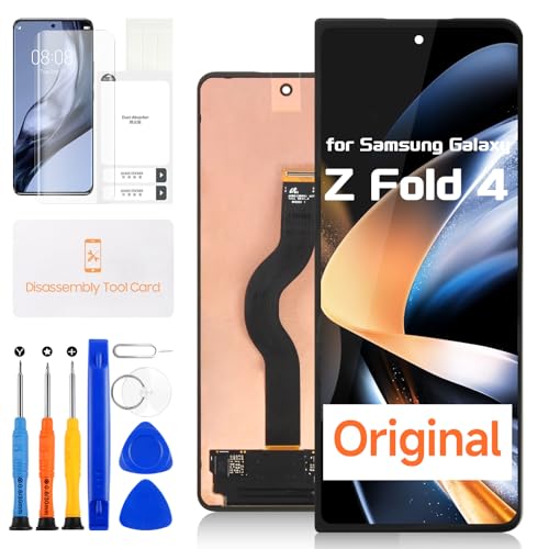 Écran tactile LCD avant pour Samsung Galaxy Z Fold 4 5G noir de rechange F936U