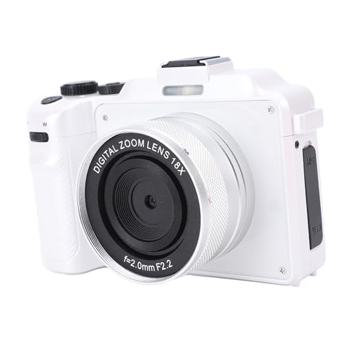 Cámara digital 64MP 4K frontal trasera doble lente enfoque automático pantalla a color de 3 pulgadas antivibración portátil compacta cámara para estudiantes