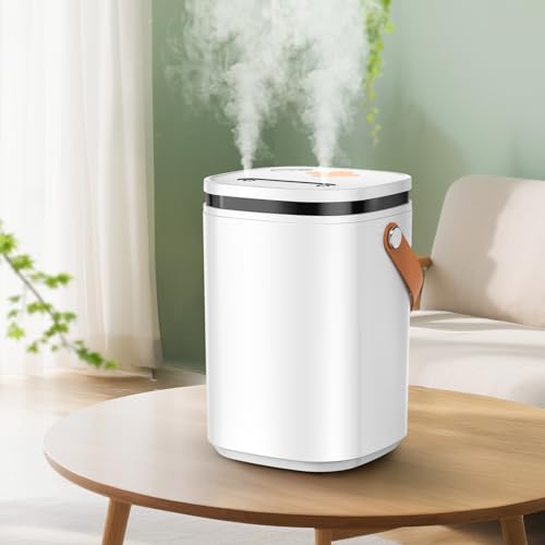 【Amazon.co.jp限定】加湿器 小型 卓上 超音波式 アロマ対応 大容量 2L 静音 ダブルミスト Sinessy 上から給水 3段階ミスト おしゃれ 7色LEDライト 水漏れ防止 お手入れ簡単 空焚き防止 空気清浄機 乾燥対策 花粉対策 オフィス/寝室/家庭用 (ホワイト)