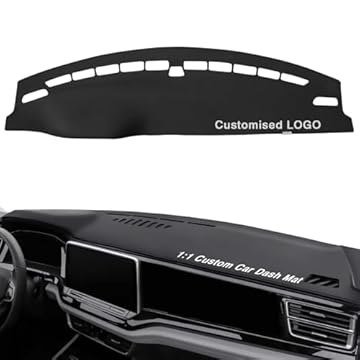 custom dash covers with embroidery