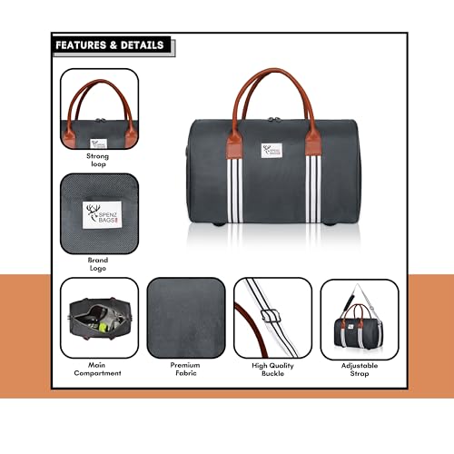 Image of SPENZ Bags Duffel Gym Bag /Shoulder Bag /Sports Bag for Men & Women