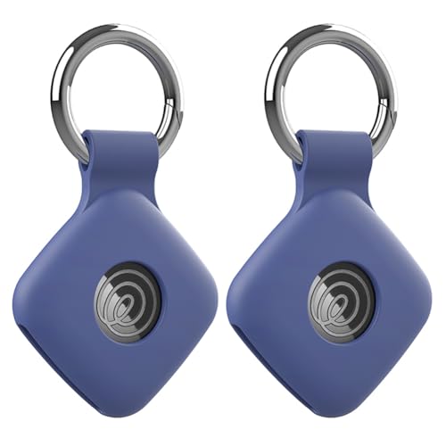 Fiorky Funda de Silicona para Tile Mate 2022 2024 Tracker Funda Suave y Flexible Resistente a los arañazos, 2 Piezas Funda de Silicona con Llavero Sma...