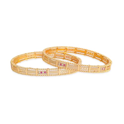 Image of Rubans Bangles Set of 2 Traditional Festive Jewellery Gift for Women & Girls