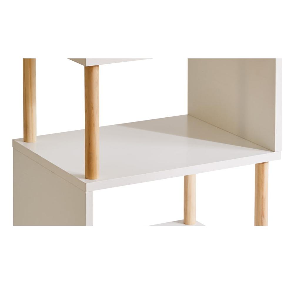 Amazon.com: Aibiju White Night Stand with Open Storage Shelf, Wood