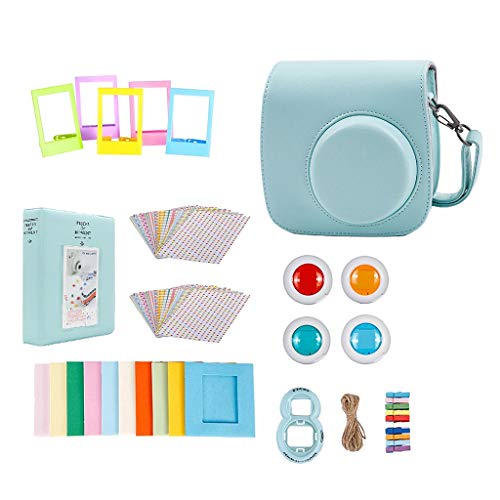 Almencla Compatível Com Fujifilm Instax Mini 9 Ou Mini 8 8+ Inclui Capa/Álbum/Conjunto De Filtro De