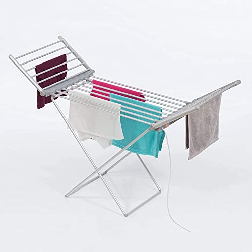 Buy 20 Bars Winged Electric Heated Clothes Airer Portable 230W Clothes