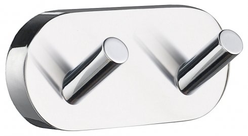 HOME Doppelter Badetuchhaken Messing verchromt von Smedbo Cover