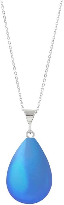 Small Drop Pendant | Sterling Silver Jewelry | Crystal Pendant Necklace | Drop Pendant - Image 5