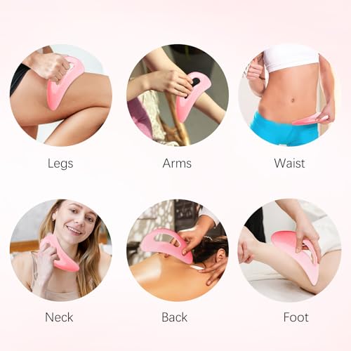 Aicnly RESIN GUASHA Large Gua Sha Massage Tool, Lymphatic Drainage Massager thumb #3