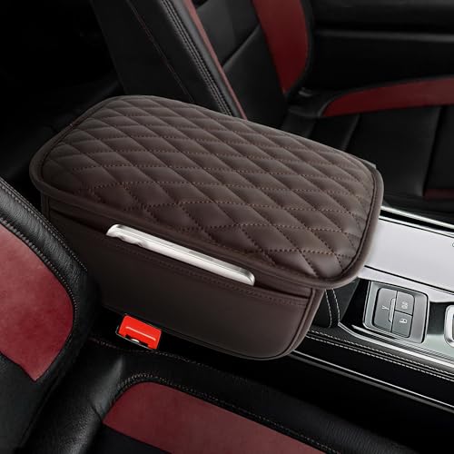 DSCARCovers Upgraded Car Center Console Cover,Microfiber Leather Car Armrest Cover