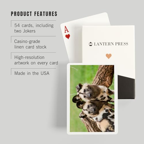 Naipes Poker African Wild Dogs 52 Cartas para Adultos miniatura 3