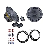 2 Wege Kompo, Frequenzgang: 50 Hz - 20.000 Hz, Empfindlichkeit: 91 dB, Impedanz: 4 Ohm, Einbautiefe: 68 mm, Einbaudurchmesser: 142,5 mm