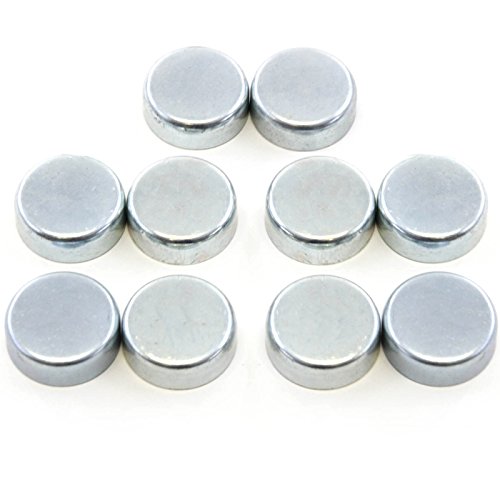10 Steel Cup Expansion Freeze Plugs 34.3 mm Automotive Compatible with GM GMC Many Models 1976-2006