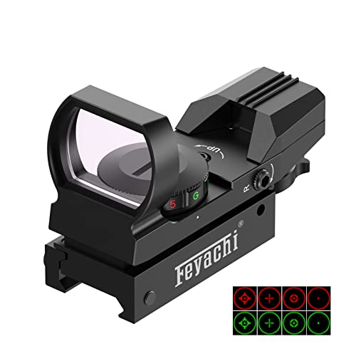 Feyachi RS-28 Mira de Punto Rojo, Airsoft Punto Rojo y Verde Sólo para Actividades Deportivas