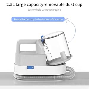 Redkey C100 Dog Grooming Kit Vacuum - 2.5L Large Capacity Pet Hair Remover Shedding Brush 5-in-1 Groomer at Home with 4 Clippers Quiet 60dB Deshedding 12kPa Auto Cutting Machine Set for Cat Redkey C100 Dog Grooming Kit Vacuum 25L Large Capacity Pet Hair Remover Shedding Brush 5 in 1 Groomer at Home with 4 Clippers Quiet 60dB Deshedding 12kPa Auto Cutting Machine Set for Cat