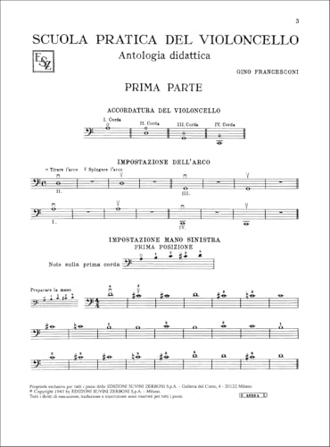 Violoncello Scuola Pratica Volume 1 partition méthode débutant - 3