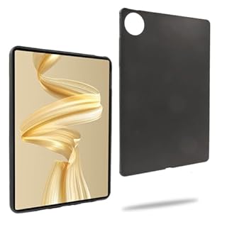 REY Cover in Gel TPU Nera per Huawei MATEPAD PRO 12,2" 2024, Ultra Sottile 0,33 mm, Morbido Flessibile, Custodia Silicone