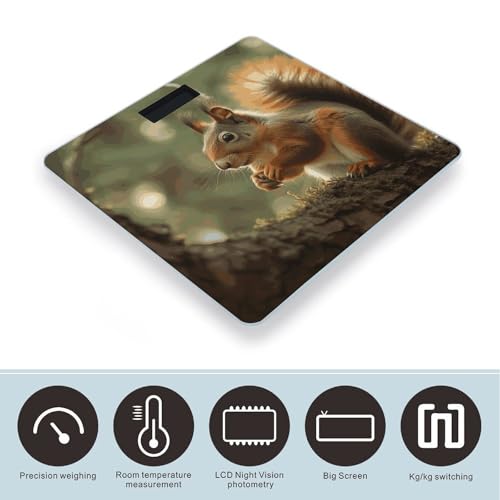Báscula Digital de Baño Wildlife Forest Squirrel miniatura 3