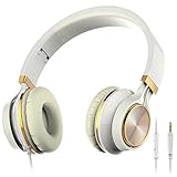 Red Ant Headphones R480 Noise Isolating Earphones Headsets with Microphone for Smartphones (White)