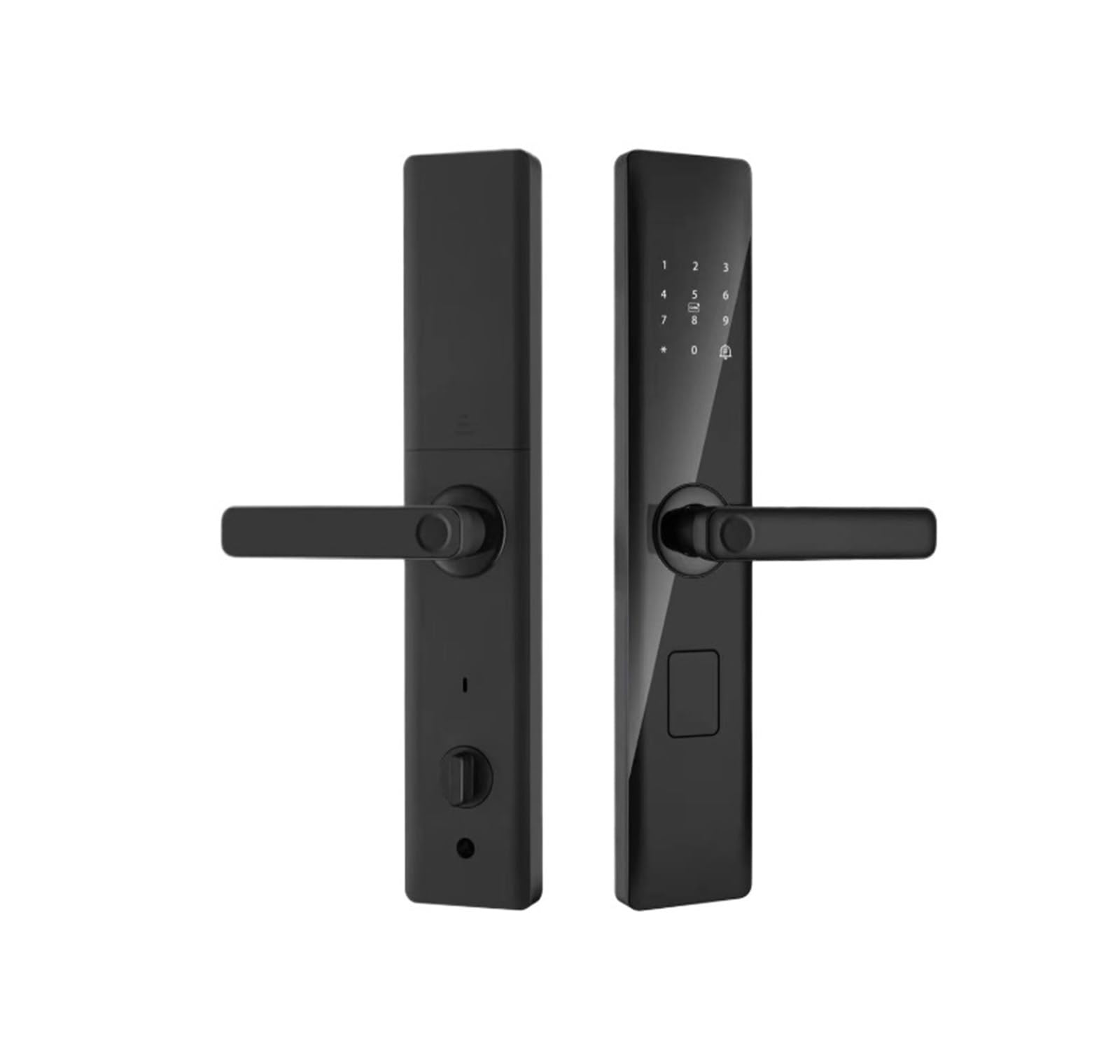 Arunasc Nero Door Locks Touchscreen Smart Lock With Handle Fingerprint Electronic Door Lock Easy Installation, For Indoors Outdoor Smart