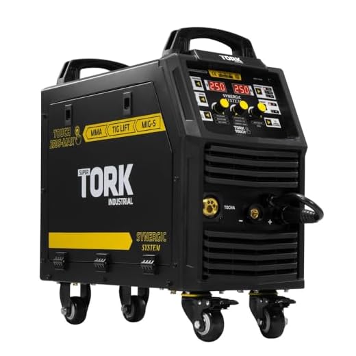 SUPER TORK, Inversor De Solda Mig Sinérgico Tig Mma 250a Touch 250s-max