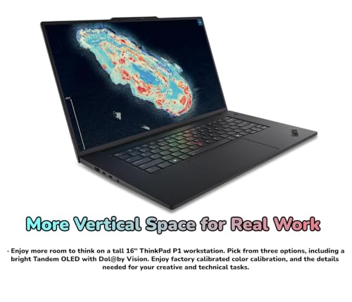 Image of 2026 New ThinkPad P1 Gen 9 Mobile Workstation AI Laptop 16 inch 3.2K OLED TouchScreen Series 3 Ultra 9 386H 64GB LPDDR5X, 8533MT /s RAM 2TB SSD RTX PRO 2000 Blackwell GDDR7 Graphic RGB IR Cam Win 11 Pro