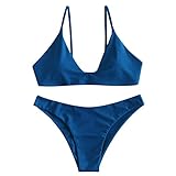 brasilianische bikinis schweiz ❤Einfarbiges BIKINI SET - Dies ZAFUL Bikini Set mit schönem einfarbigen Muster Design und Triangle Bikini Oberteil ist perfekt für Strand, Bade, heiße Quelle, Party, Reisen, Urlaub usw