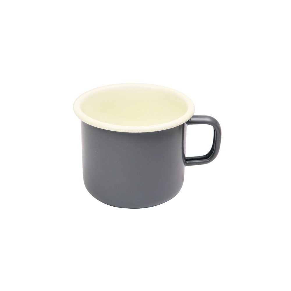 Dexam Vintage Home Enamel Espresso Mug, Slate Grey